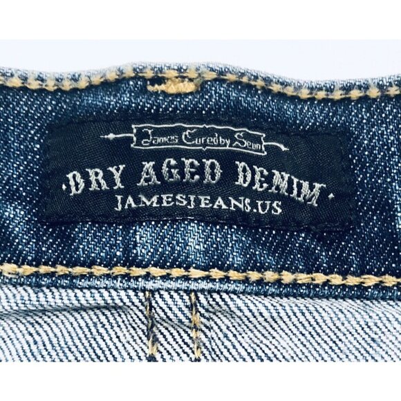 James Jeans Womens Size 24 Cutoff Denim Shorts Limited Edition Embellished Boho - Picture 3 of 6